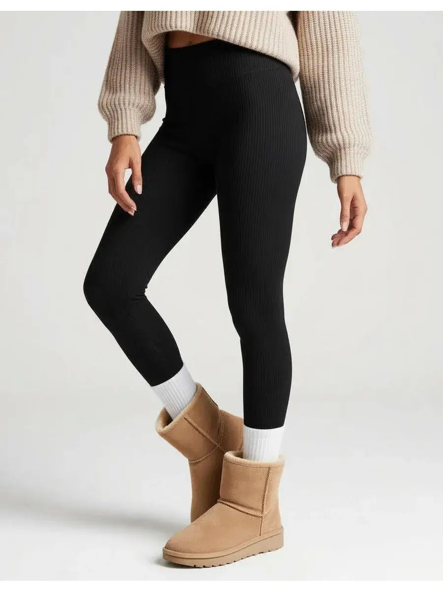 Legging En Laine Polaire S / Noir