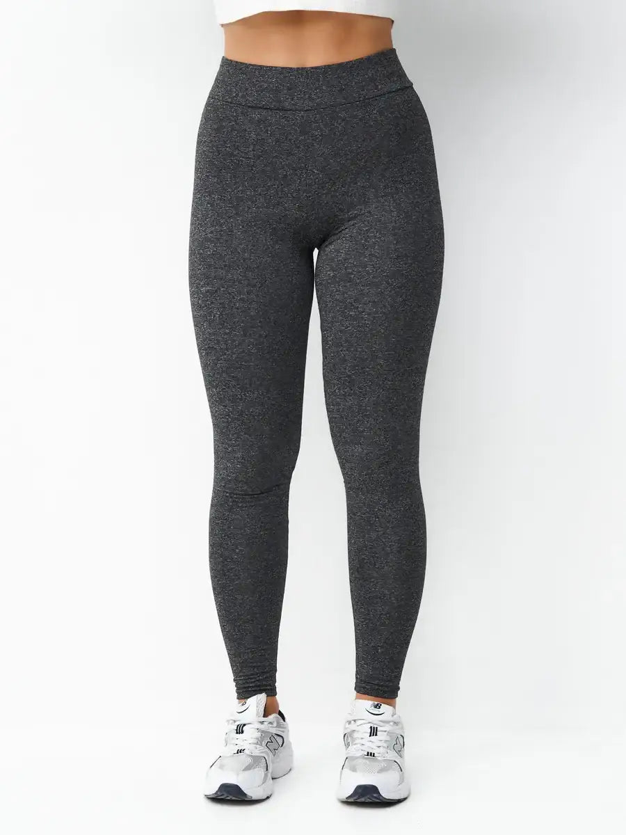 Legging Molletonné Femme Gris / M