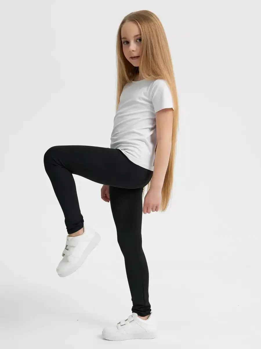 Legging Polaire Fille Noir / M (6-12 MOIS)