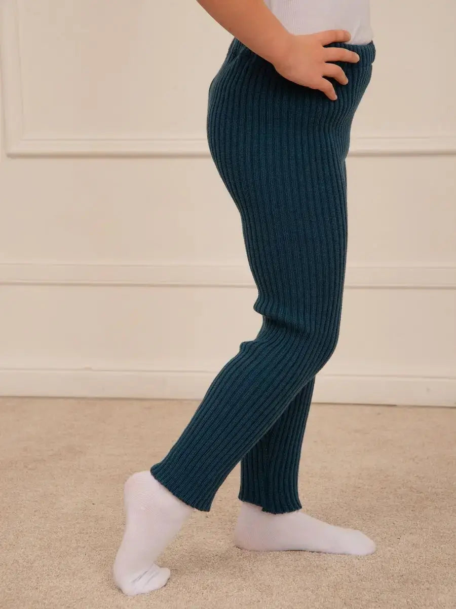 Legging Polaire Garçon Bleu / M 3-5 ans