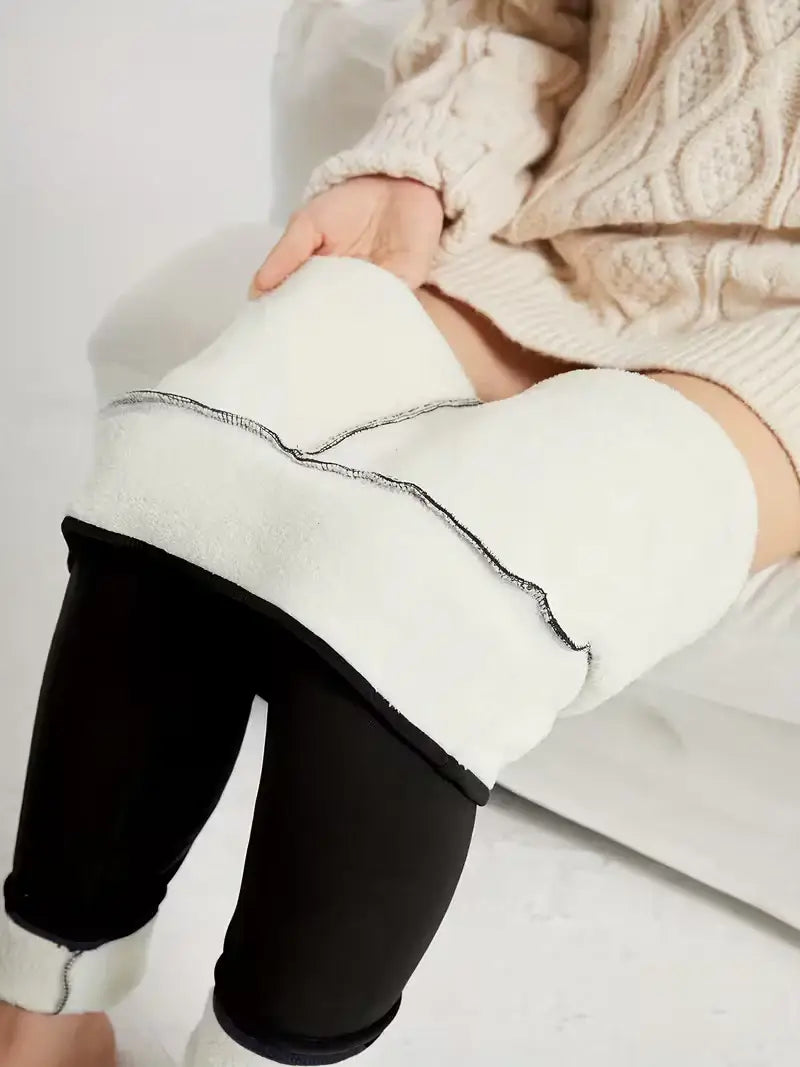 Legging Polaire Grande Taille Noir / S