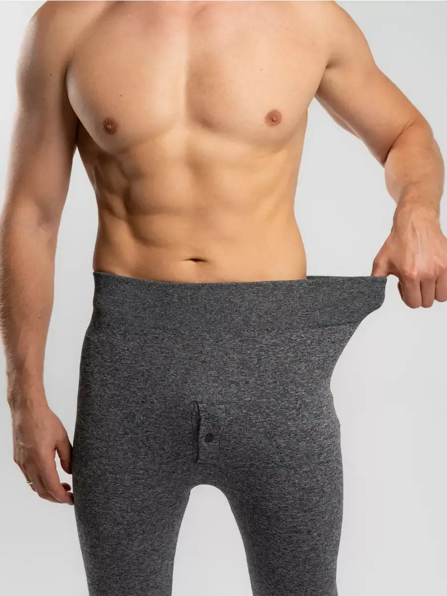 Legging Polaire Homme gris / S