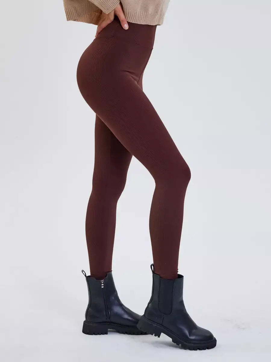 Legging Polaire Marron