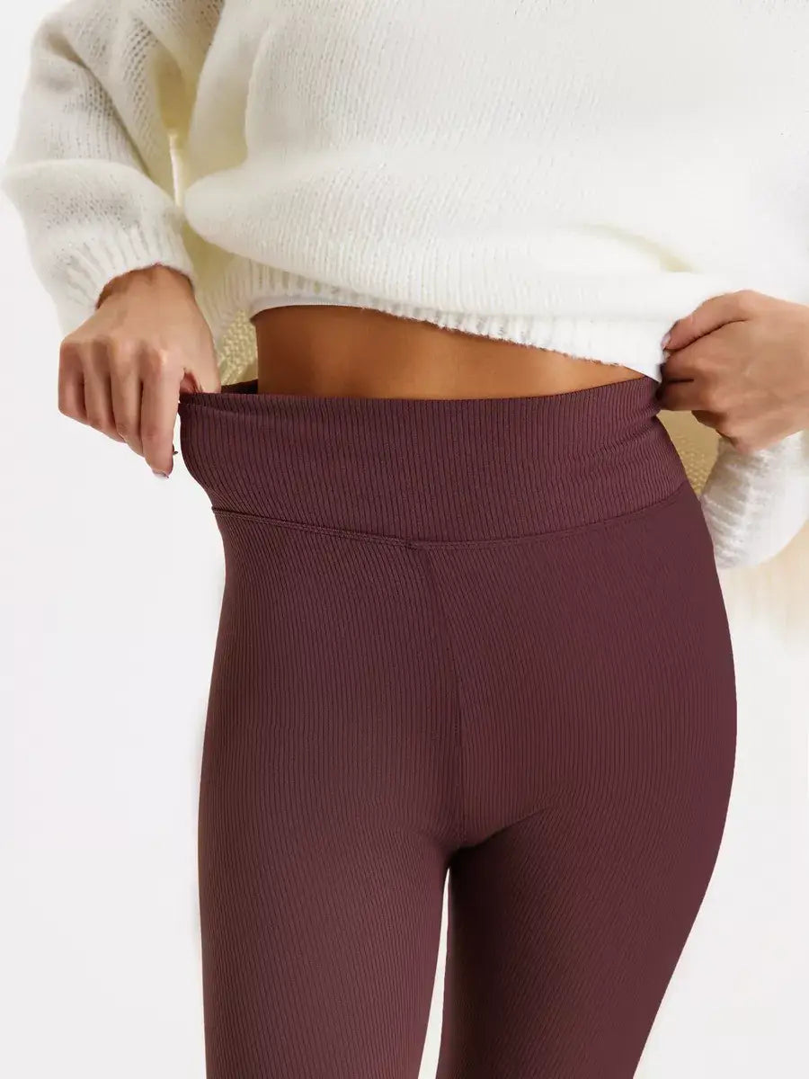 Legging Polaire Marron