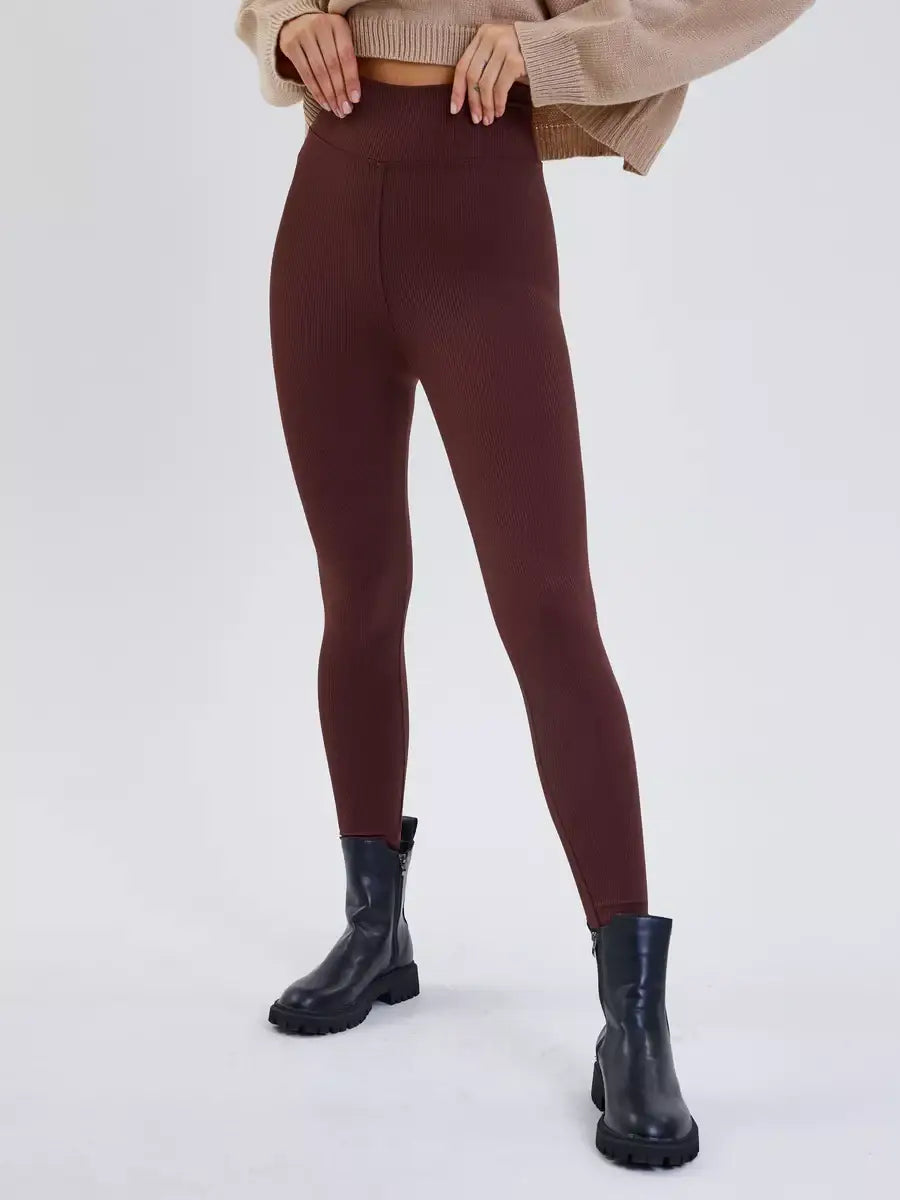 Legging Polaire Marron