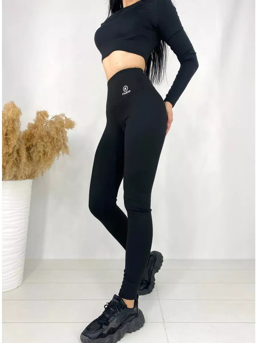 Legging Polaire Ski Noir / S