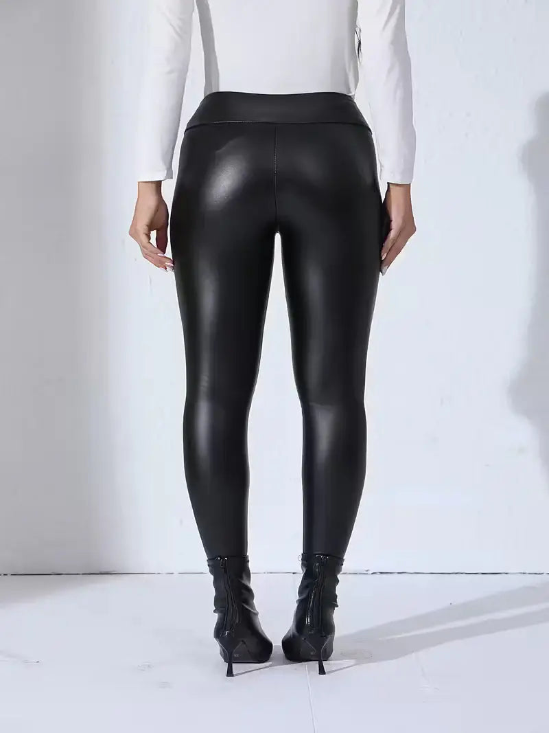 Legging Simili Cuir Thermique