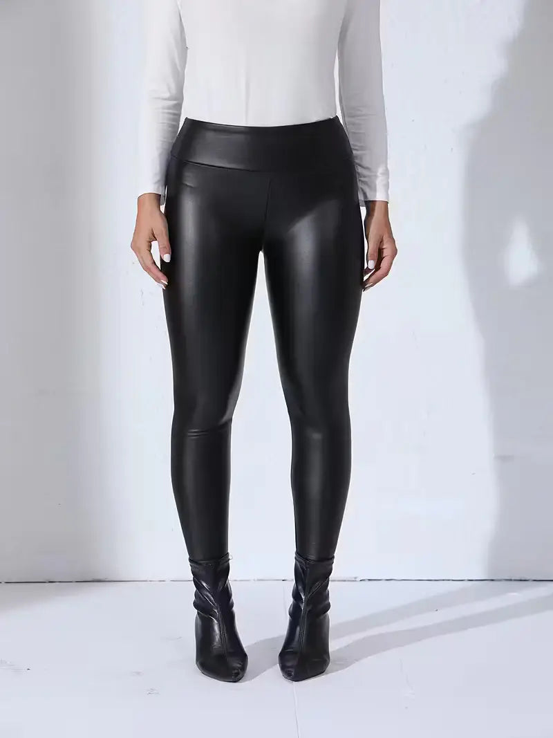Legging Simili Cuir Thermique