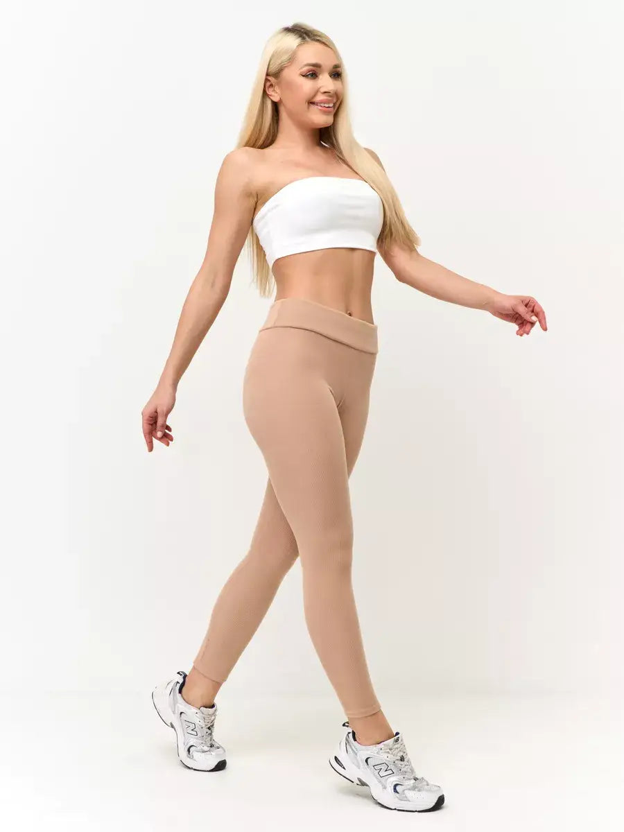 Legging Thermique Beige