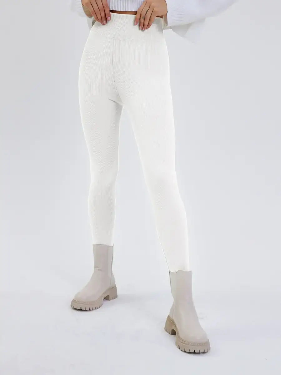 Legging Thermique Blanc