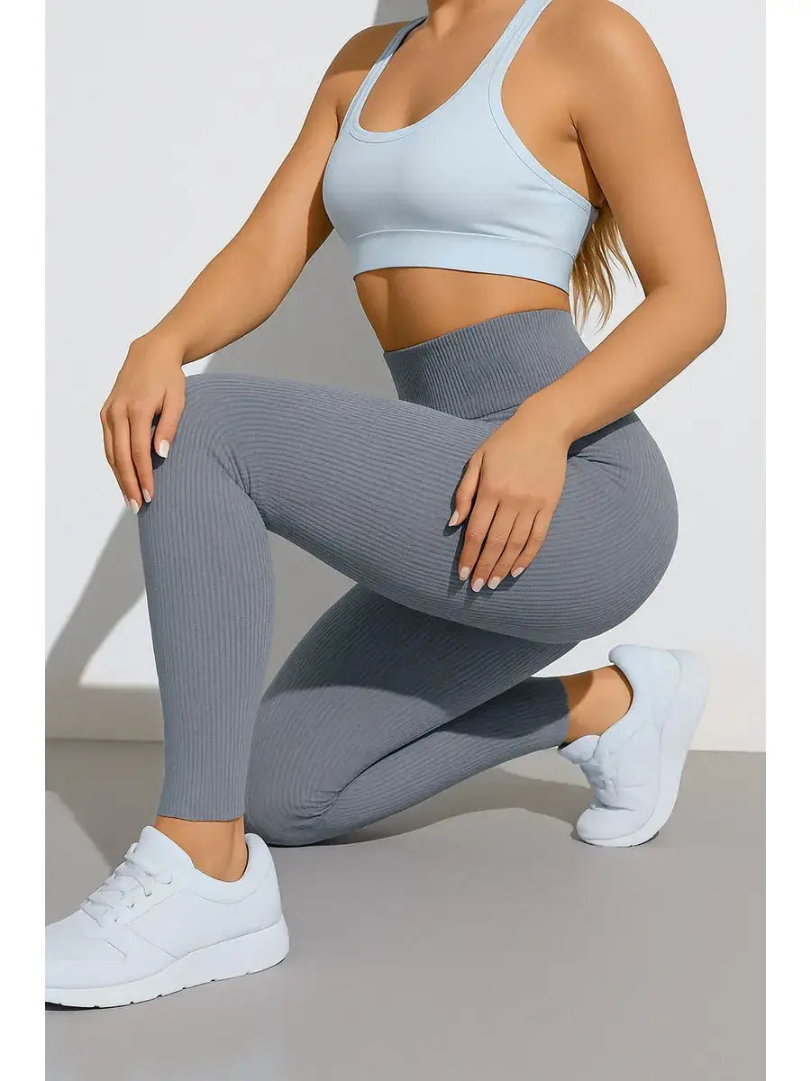 Legging épais Femme gris / S