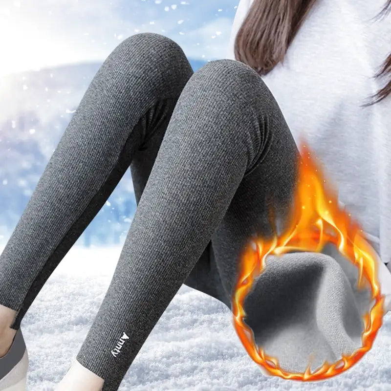 Leggings d'hiver femmes taille haute velours épais garder au chaud Legging  solide All-Match Sexy Legging Push Up haute élastique jegging femme